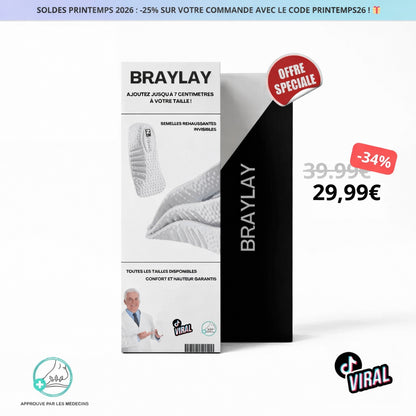 Semelles orthopédiques grandissantes FlexStep™ l Braylay Co