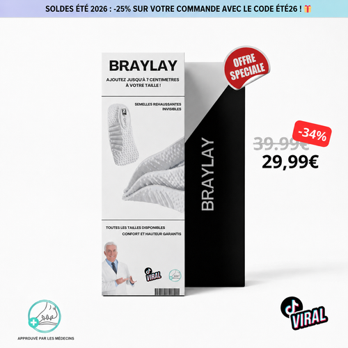 Semelles orthopédiques grandissantes FlexStep™ l Braylay Co