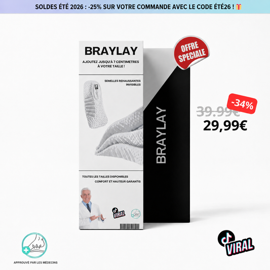 Semelles orthopédiques grandissantes FlexStep™ l Braylay Co