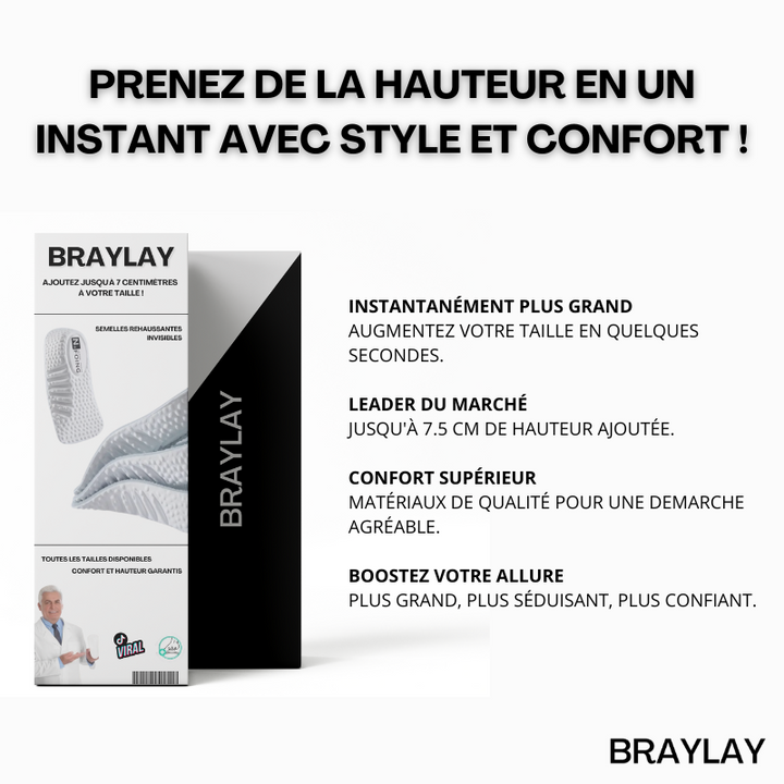Semelles orthopédiques grandissantes FlexStep™ l Braylay Co